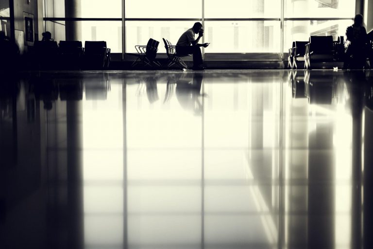 Man sitting